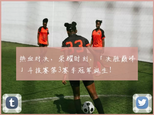 热血对决，荣耀时刻，「决胜巅峰」斗技赛第3赛季冠军诞生！